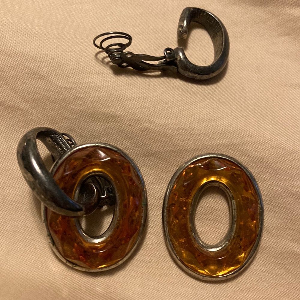 Yves Saint Laurent vintage clips